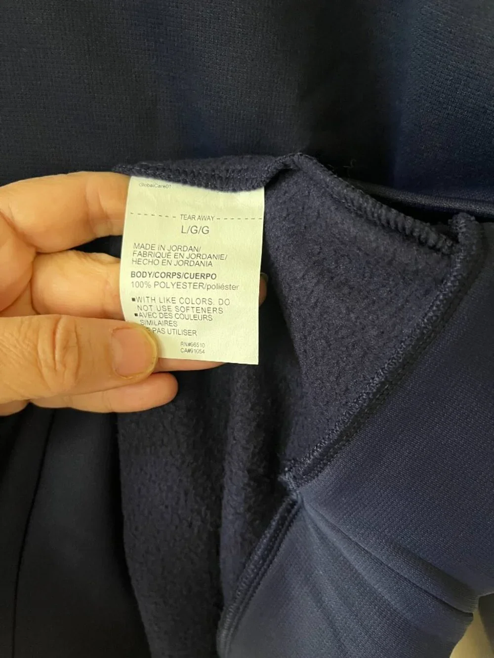 Under Armour Men's Sz L Blue 1/4-Zip Fleece Pullover‎ Sweatshirt